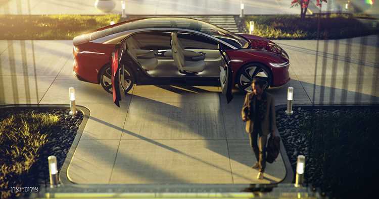 פולקסווגן מציגה את מכונית הקונספט; אוטונומית וחשמלית