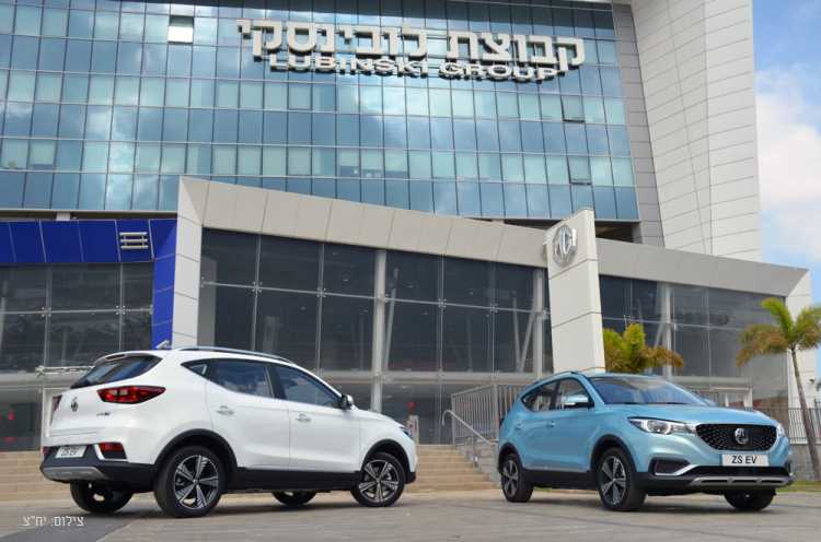 רכב הפנאי החשמלי MG ZS יוצא לדרך בישראל